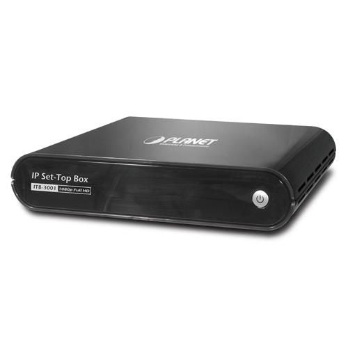 PLANET ITB-3001 IPTV-Box – Full HD, LAN – Schwarz