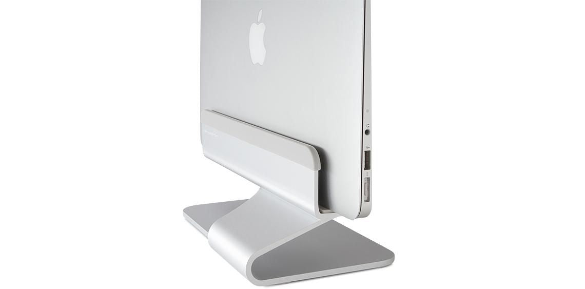 Rain Design mTower Laptop-Ständer – für Apple MacBook Air/Pro bis 17" – Grau