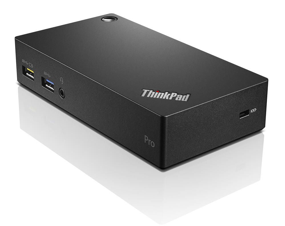 Lenovo ThinkPad USB 3.0 Pro SA Dockingstation – USB-A, 1× DP, 1× DVI, GbE, 3,5 mm Audio, für Windows