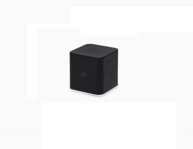 Ubiquiti airCube WLAN-Router – Wi-Fi 4 (802.11n), 2,4 GHz, 300 Mbit/s, 4× 10/100 RJ-45, 1× Mikro-USB, PoE