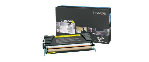 Lexmark Toner – Gelb, 6000 Seiten – für C/X734, 746, X738