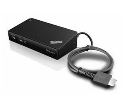 Lenovo 40A40090IT Dockingstation – OneLink+ 2× DP, 1× VGA, 6× USB-A, GbE, für ThinkPad Yoga 460/Yoga 14