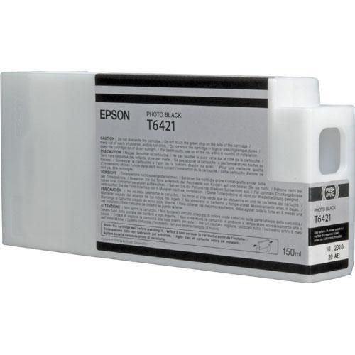 Epson Tintenpatrone T6421 (C13T642100), Schwarz, 150 ml, Original – für Stylus Pro 7700, 7890, 7900 und andere
