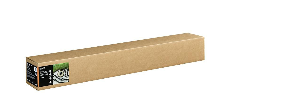 Epson Fine Art Cotton Textured Kunstpapier – 44" × 15 m, 300 g/m², Kern 3"
