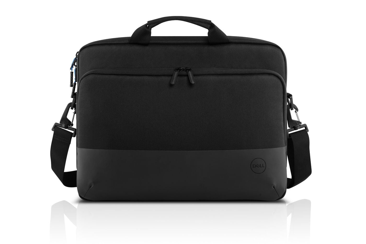 DELL Notebook-Tasche bis 15" – Abnehmbarer Schultergurt, Wasserfest – Schwarz