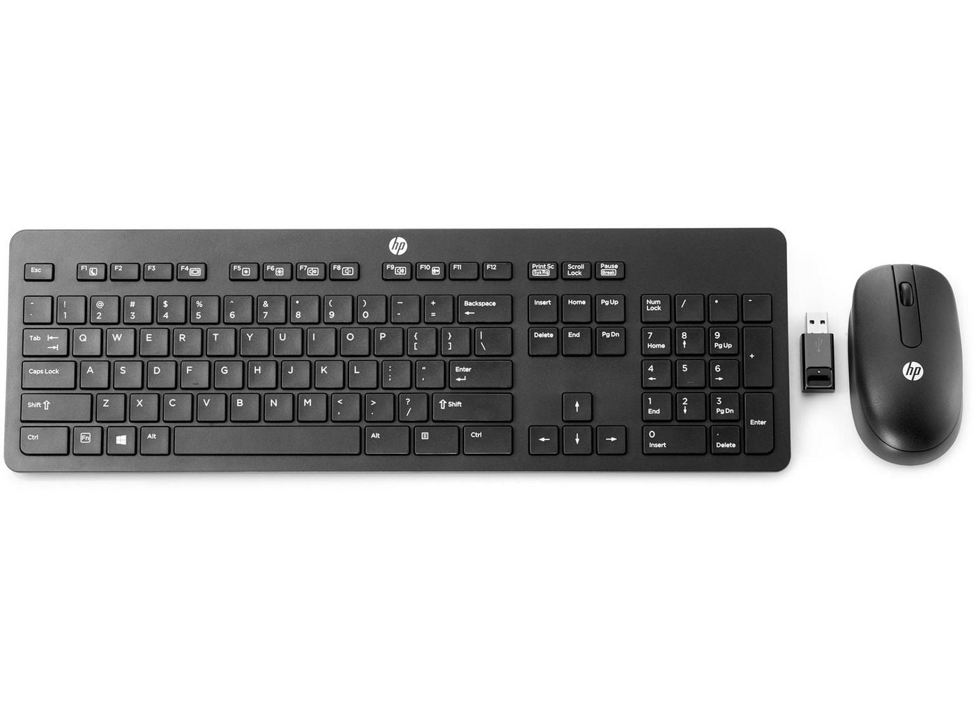 HP 803844-071 – Tastatur-Maus-Set – Mechanisch, 2,4 GHz USB-A – QWERTY (ES) – Schwarz