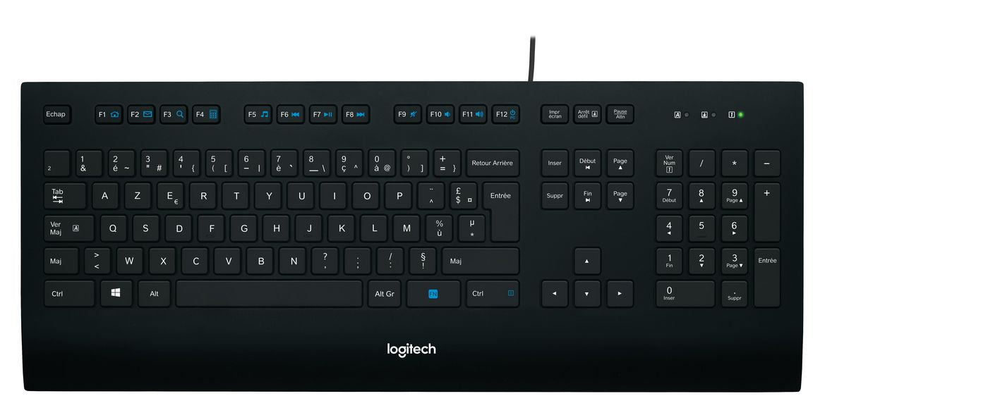 Logitech K280e – Tastatur, kabelgebunden, FR-Layout (FR)