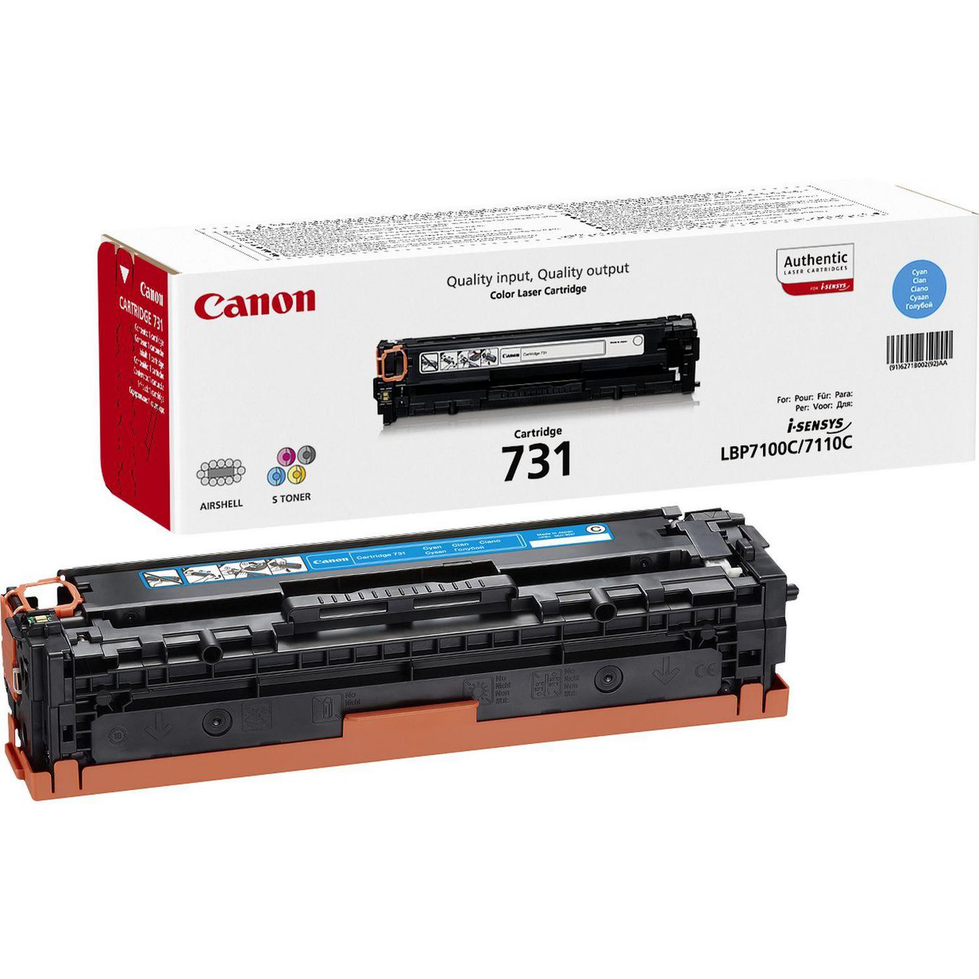 Canon Toner 731 – cyan, 1500 Seiten