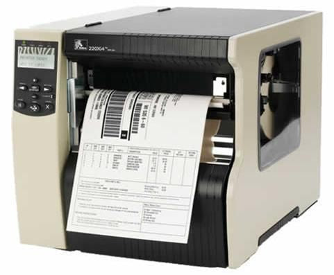 Zebra 220Xi4 – Etikettendrucker, Thermotransfer, USB, LAN, RS-232, 203 dpi
