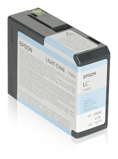 Epson Tintenpatrone T5805, cyan – für Inkjetdrucker/Multifunktionsgeräte