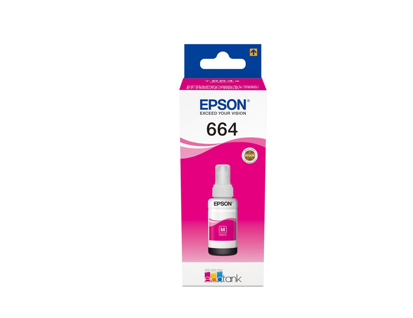 Epson Tintenpatrone T6643, Magenta – für Tintenstrahldrucker/Multifunktionsgeräte