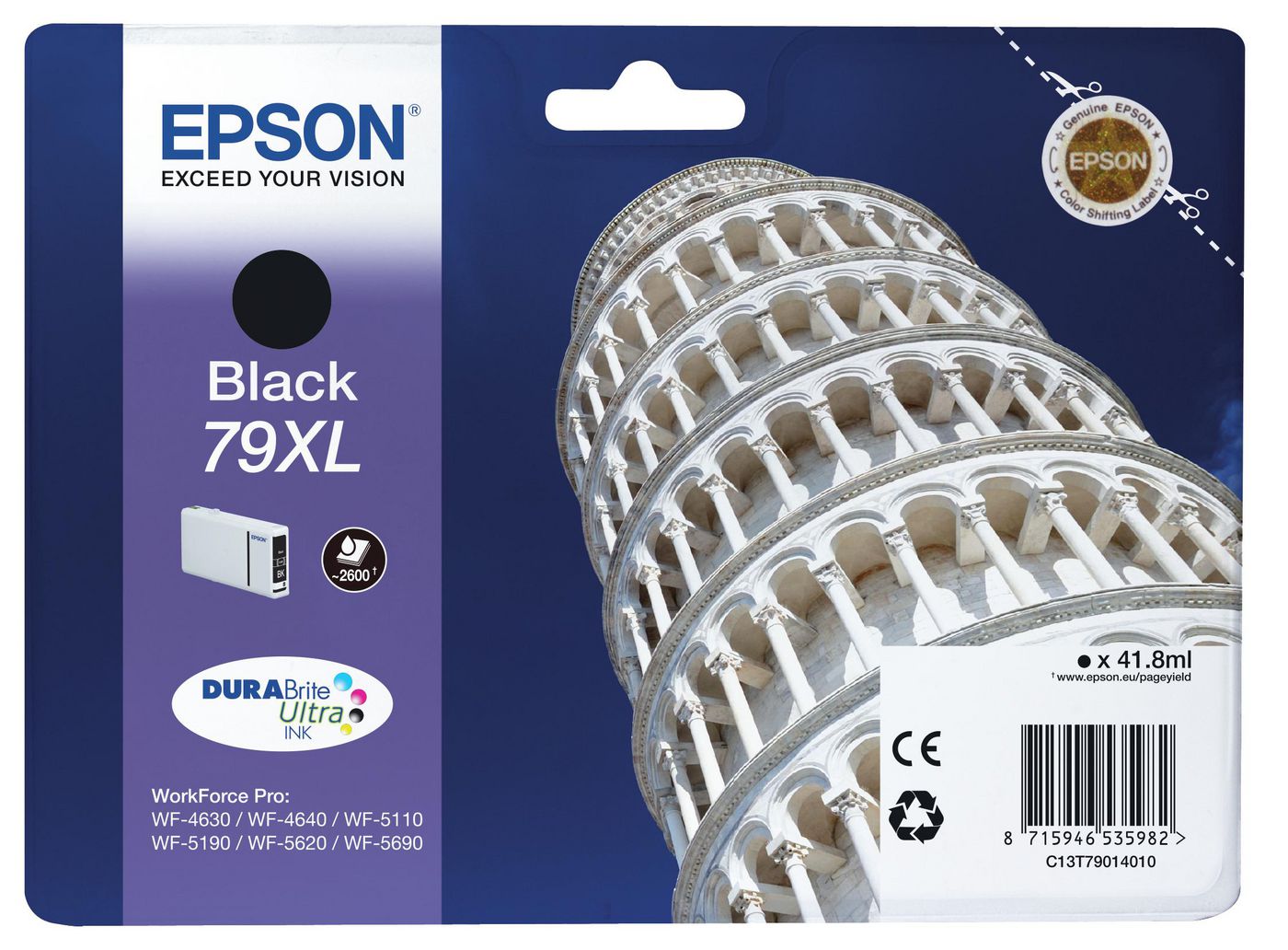 Epson Tintenpatrone 79XL, schwarz