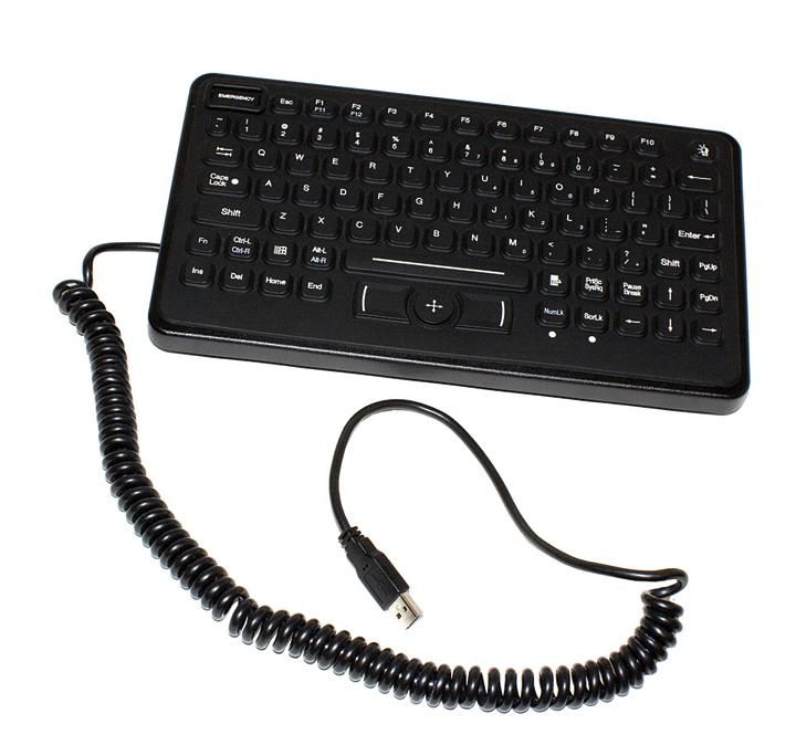 Datalogic 95ACC1330 – Tastatur, kabelgebunden (USB-A), US-Layout (EN), schwarz