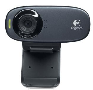 Logitech C310 Webcam – HD 720p, USB – Schwarz