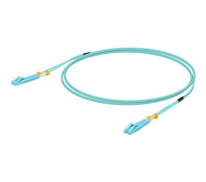 Ubiquiti LWL-Patchkabel – LC–LC, Multi-Mode (OM3), 10 Gbit/s, 5 m, Aqua