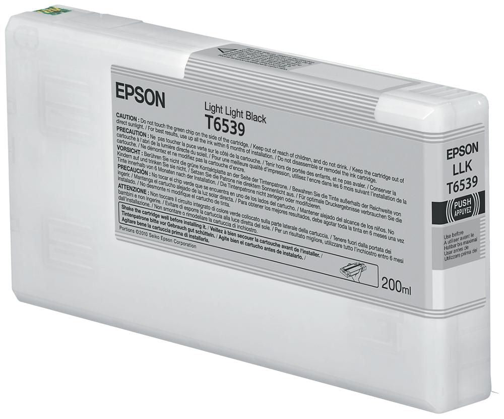 Epson Tintenpatrone T6539, Schwarz, 200 ml