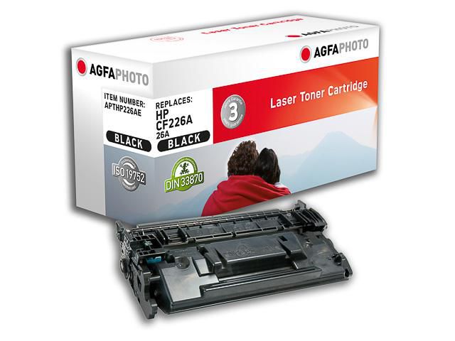 AgfaPhoto Toner CF226A – Schwarz, 3100 Seiten
