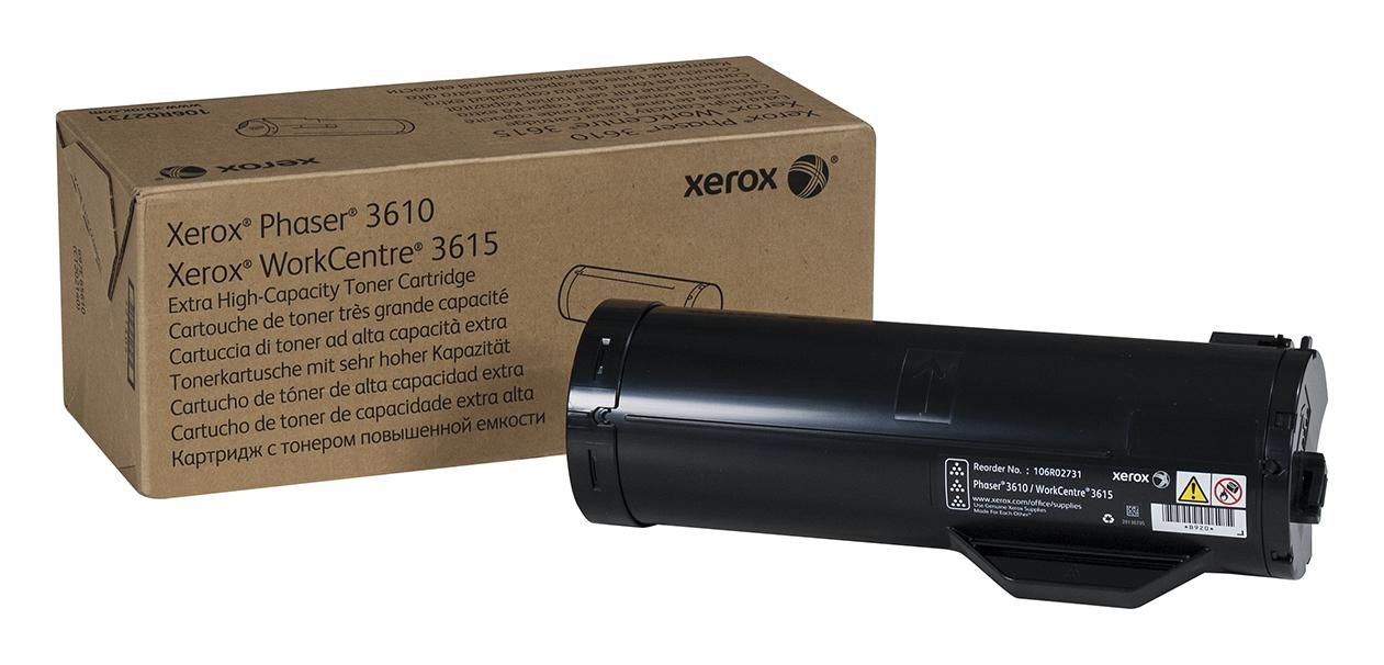Xerox Toner 106R02731 – schwarz, 25300 Seiten – für Phaser 3610