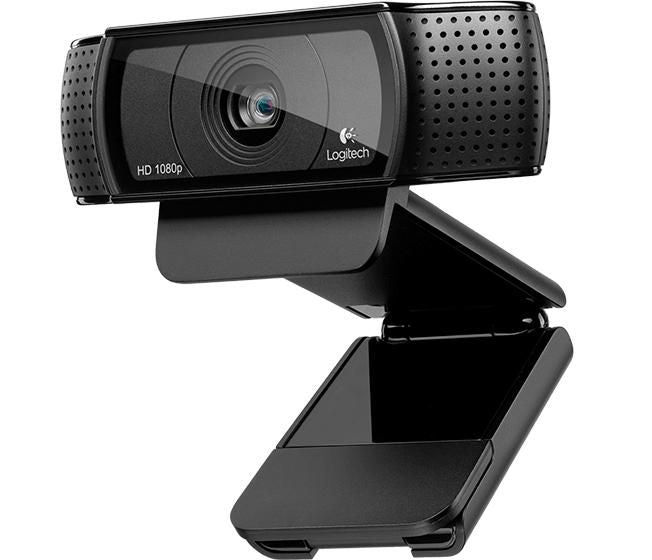 Logitech HD Pro C920 – Webcam – Full HD 1080p, USB 2.0, Auto-Framing, Schwarz