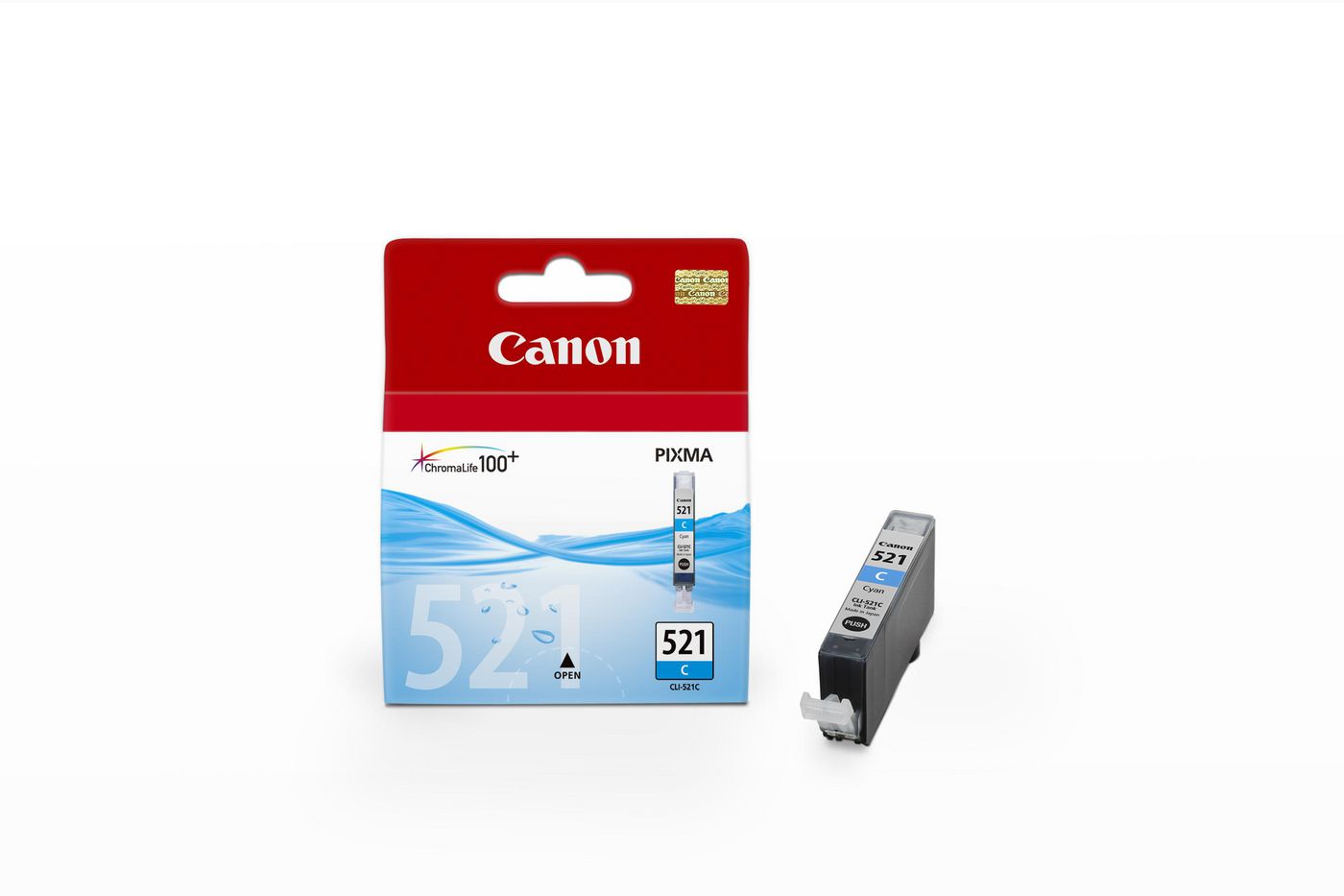 Canon CLI-521C Cyan Tintenpatrone (Original) – für Pixma iP/MP/MX/Pro