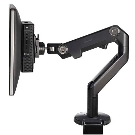 DELL Monitorhalterung, Dual, Standfuss, VESA-Halterung, Schwarz