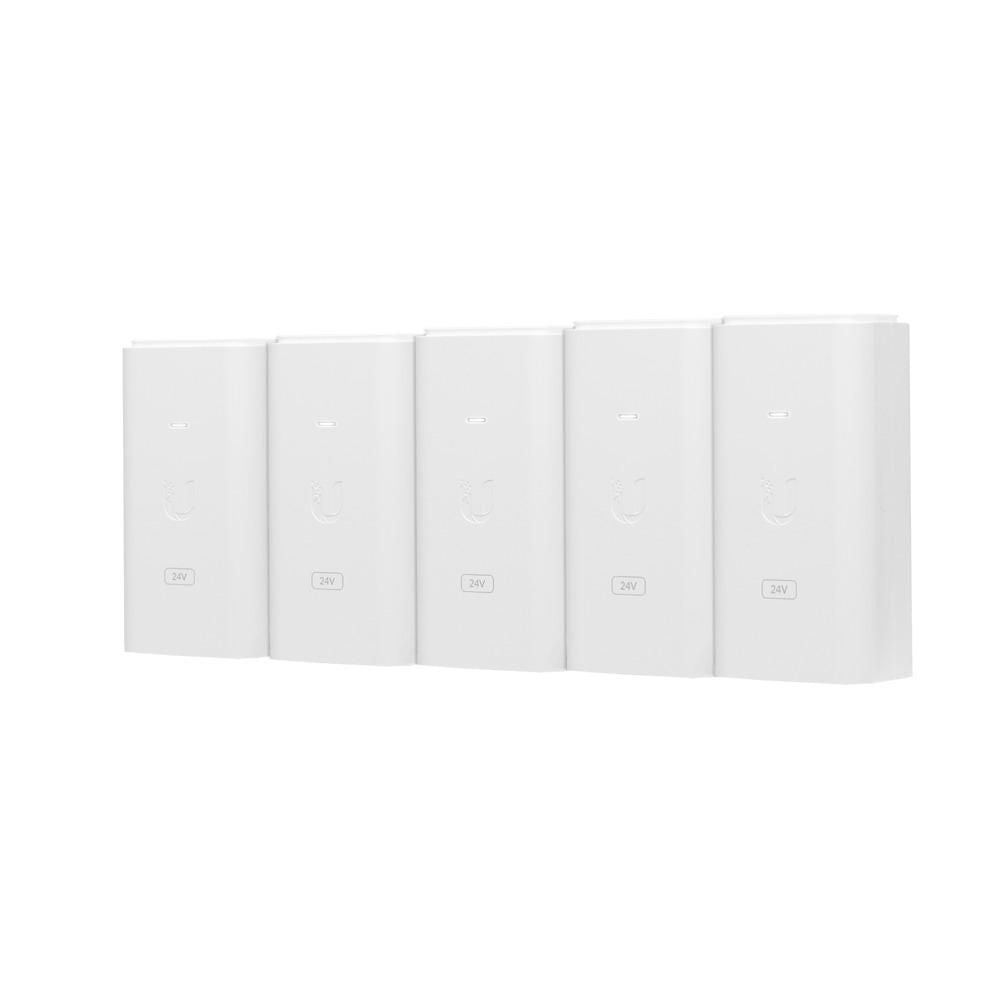Ubiquiti POE-24-24W (5er) PoE-Midspan – 24 W, 24 V, 2× RJ-45
