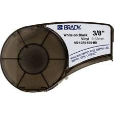 Brady Vinyl-Industrieband – Schwarz – Vinyl, glänzend – für Brady BMP21/M210/M211