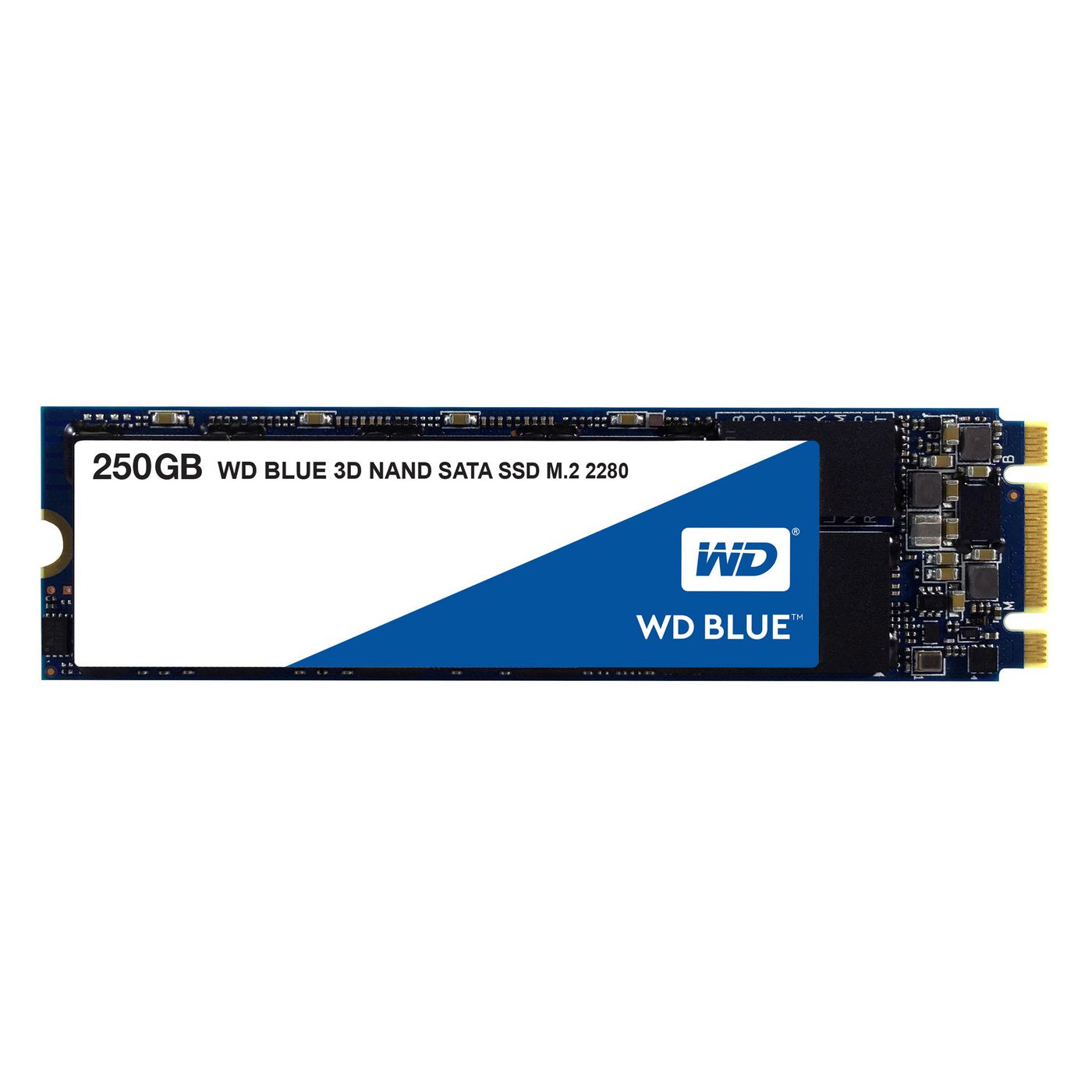 Western Digital 3D NAND SSD – 250 GB M.2 2280 SATA III, 550/525 MB/s, für PC/Laptop