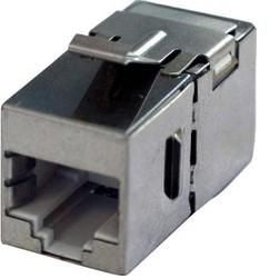 Bachmann Keystone-Modul CAT6 – RJ-45, geschirmt, Edelstahl