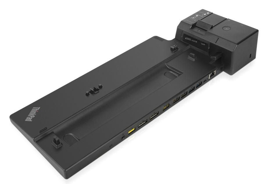 Lenovo 40AH0135EU Dockingstation – USB-C, 2× DP, 5× USB-A, GbE, 3,5 mm Audio