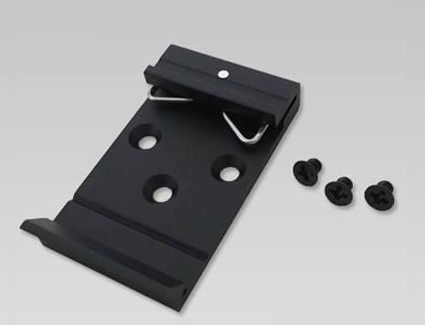 PLANET DIN-Schienen-Montagekit – 4er-Set, Schwarz