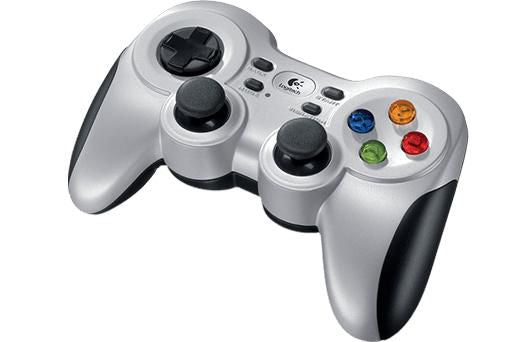 Logitech G 940-000145 – Gamepad – RF 2,4 GHz, Reflex-Vibration & programmierbar, für PC, Schwarz/Grau