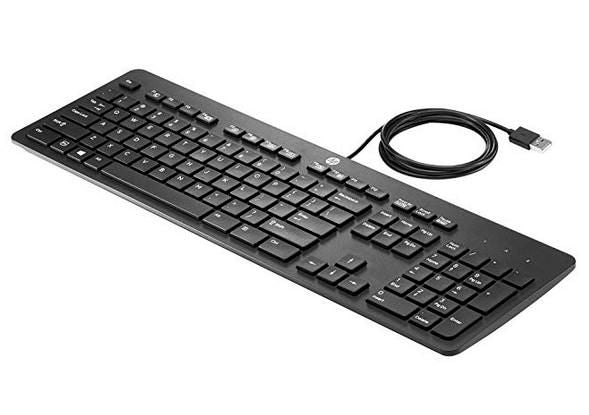 HP Tastatur – Mechanisch – Kabelgebunden (USB) – Schwarz