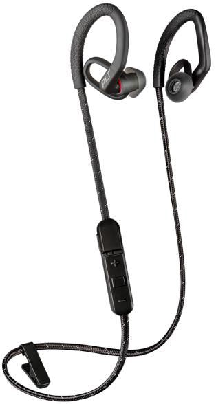 POLY Backbeat FIT 350 Over-/On-Ear Kopfhörer – Ohrbügel, Stereo, Schwarz/Grau