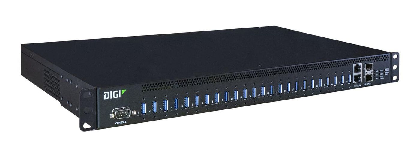 Digi AW24-G300 USB-Hub – USB-A, 24× USB-A, GbE