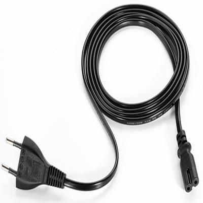 Zebra Netzkabel – schwarz