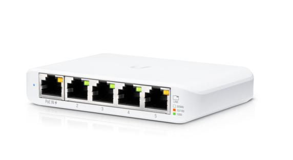 Ubiquiti UniFi Switch Flex – Managed Switch – 5×GbE, PoE+