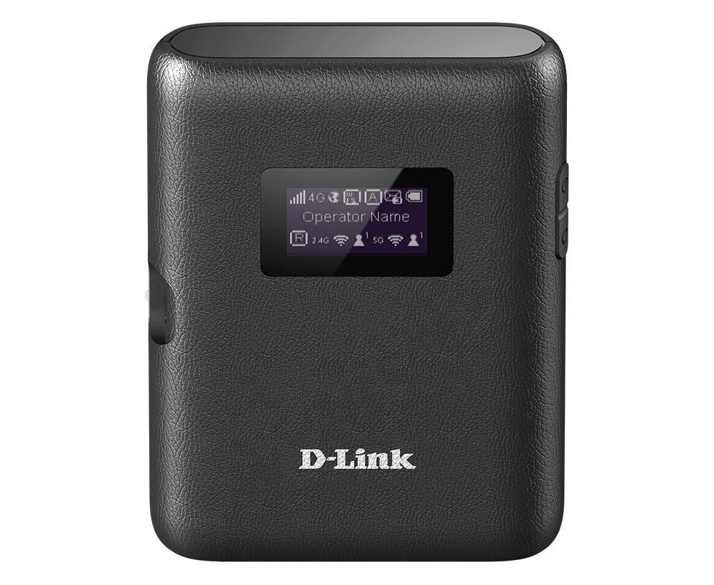 D-Link DWR-933 – Mobiler 4G-Hotspot, Wi-Fi 5, Dual-Band (2,4/5 GHz), 2800 mAh Akku, MicroSD, Schwarz
