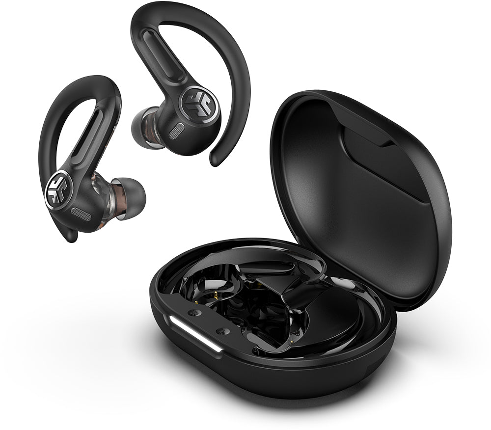 JLab Epic Sport 3 TWS In-Ear – ANC, mit Ladecase, BT 5.3, Schwarz