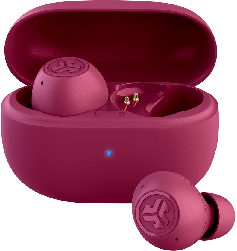 JLab Go Pop ANC TWS In-Ear – mit Ladecase, Fuchsie, BT 5.3