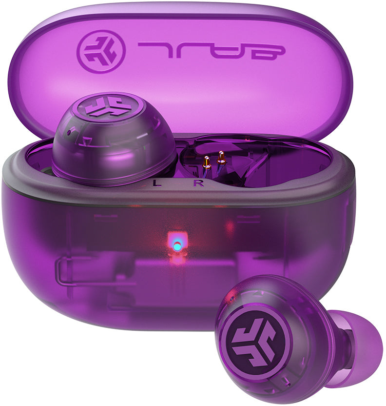 JLab Go Pop ANC TWS In-Ear – Stereo, ANC, mit Ladecase, Violett, BT 5.3