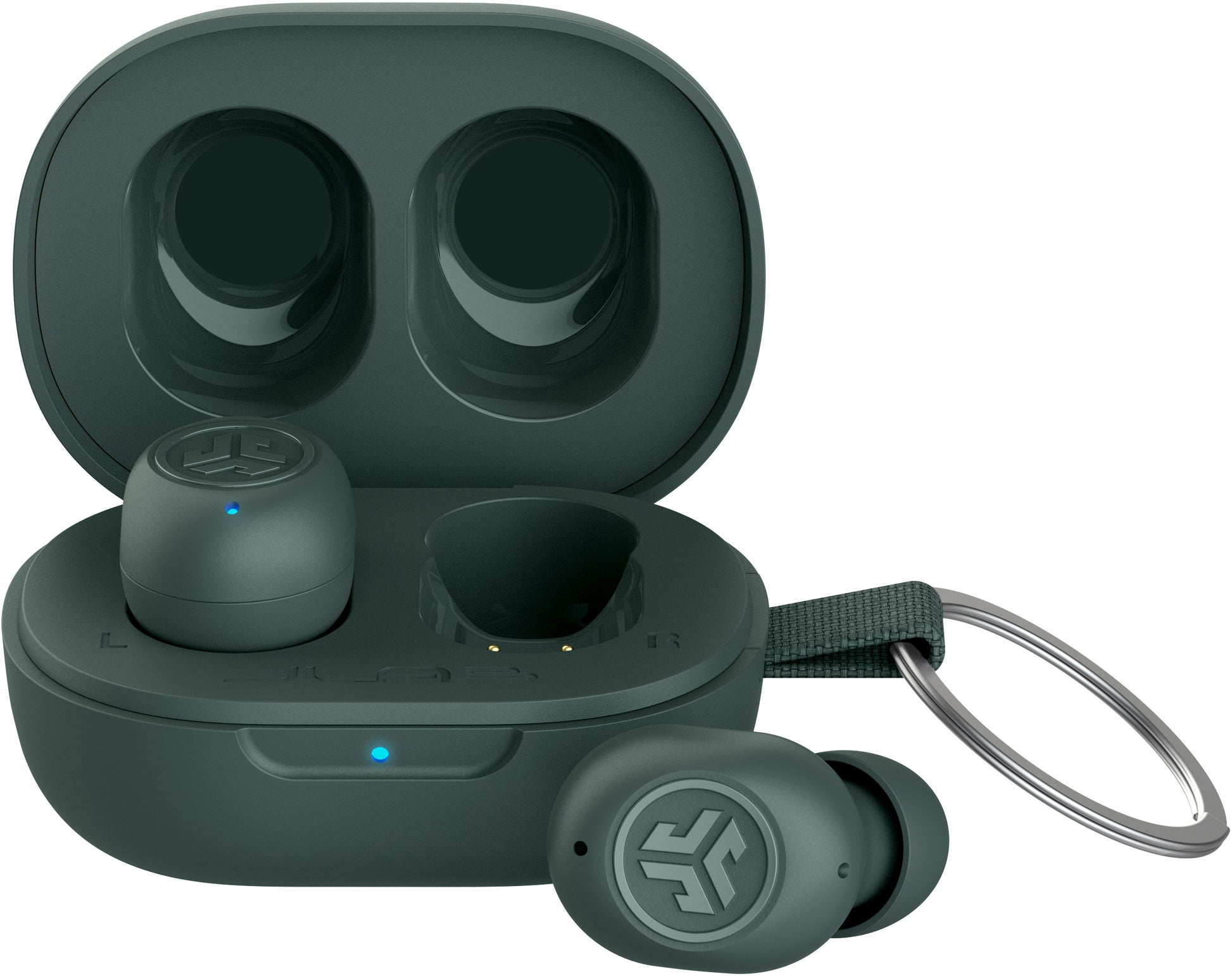 JLab JBuds Mini TWS In-Ear – ANC, mit Ladecase, Grau, BT 5.3