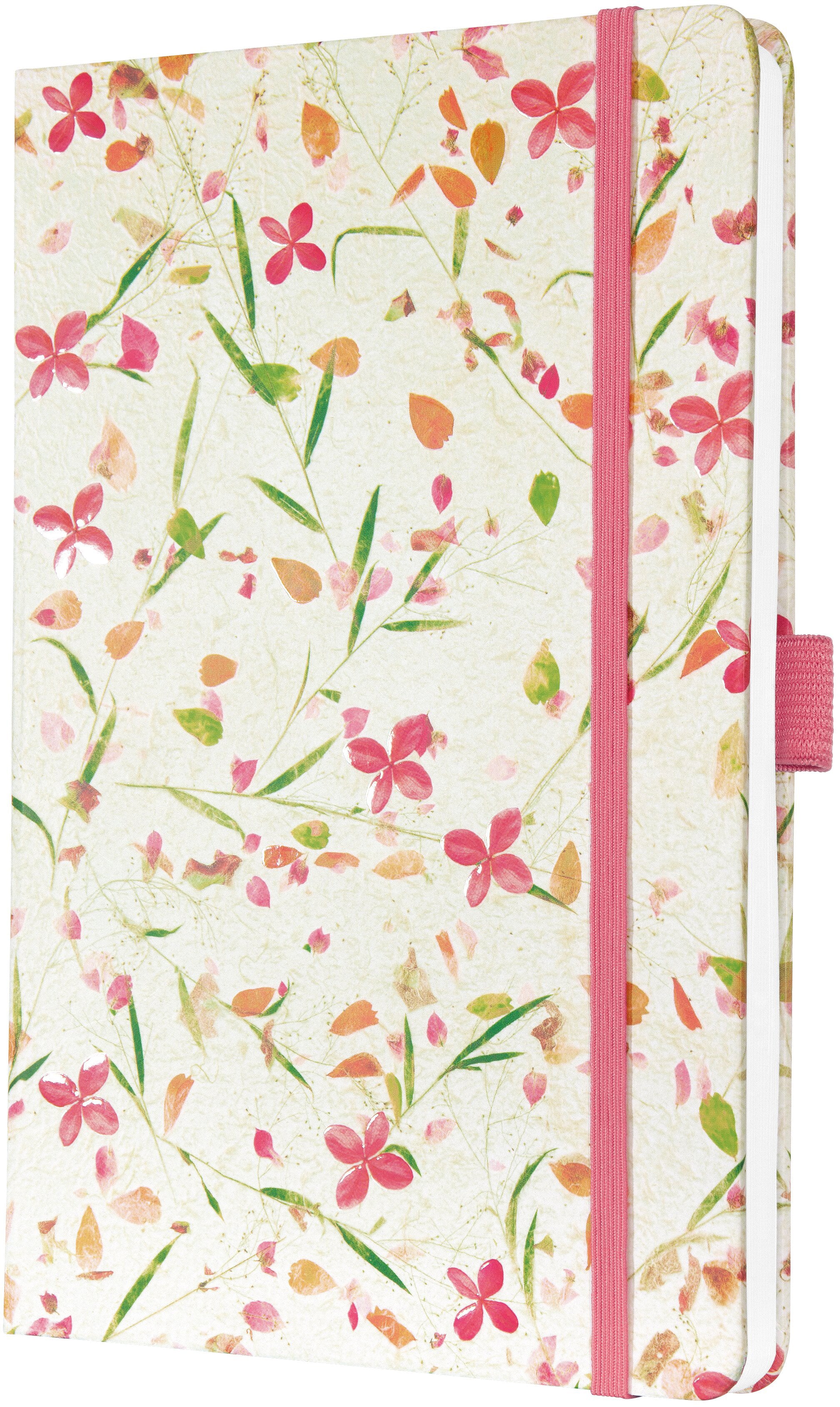 Jolie Beauty – Wochenagenda 2027, 1 Woche/2 Seiten, A5, Hardcover, bloom pink