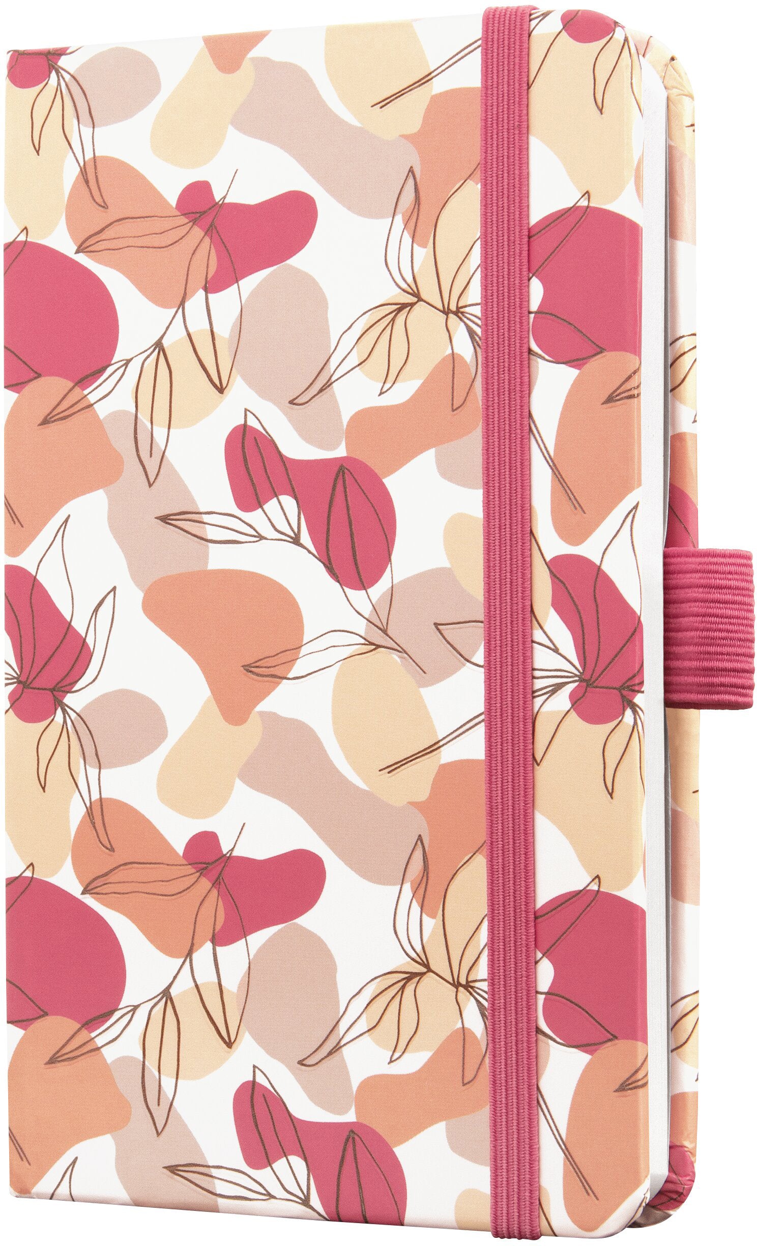 Jolie Beauty – Wochenagenda 2027, 1 Woche/2 Seiten, A6, Hardcover, Spring Leaves