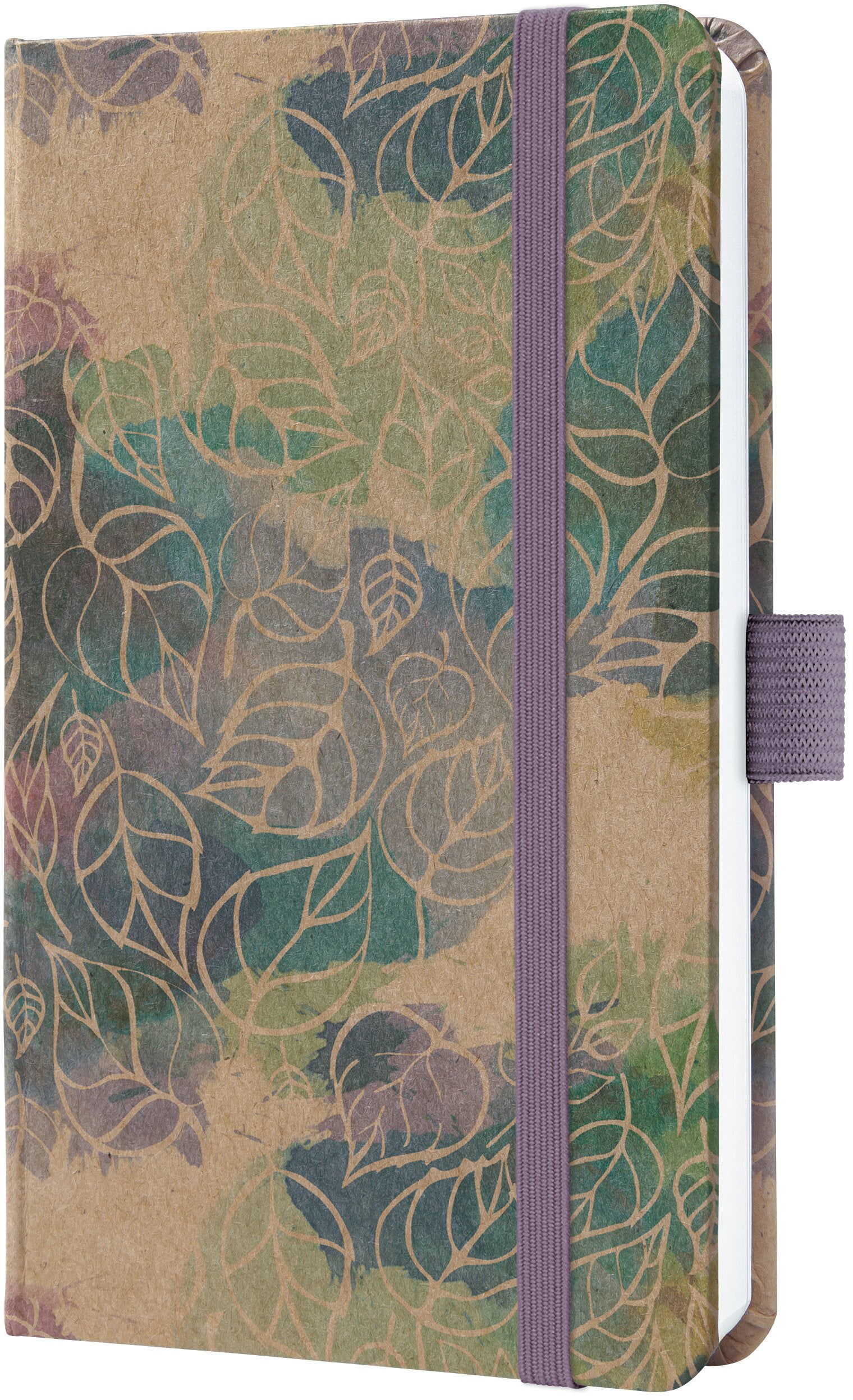 Jolie Pure – Wochenagenda 2027, 1 Woche/2 Seiten, A6, Hardcover, Dancing Leaves