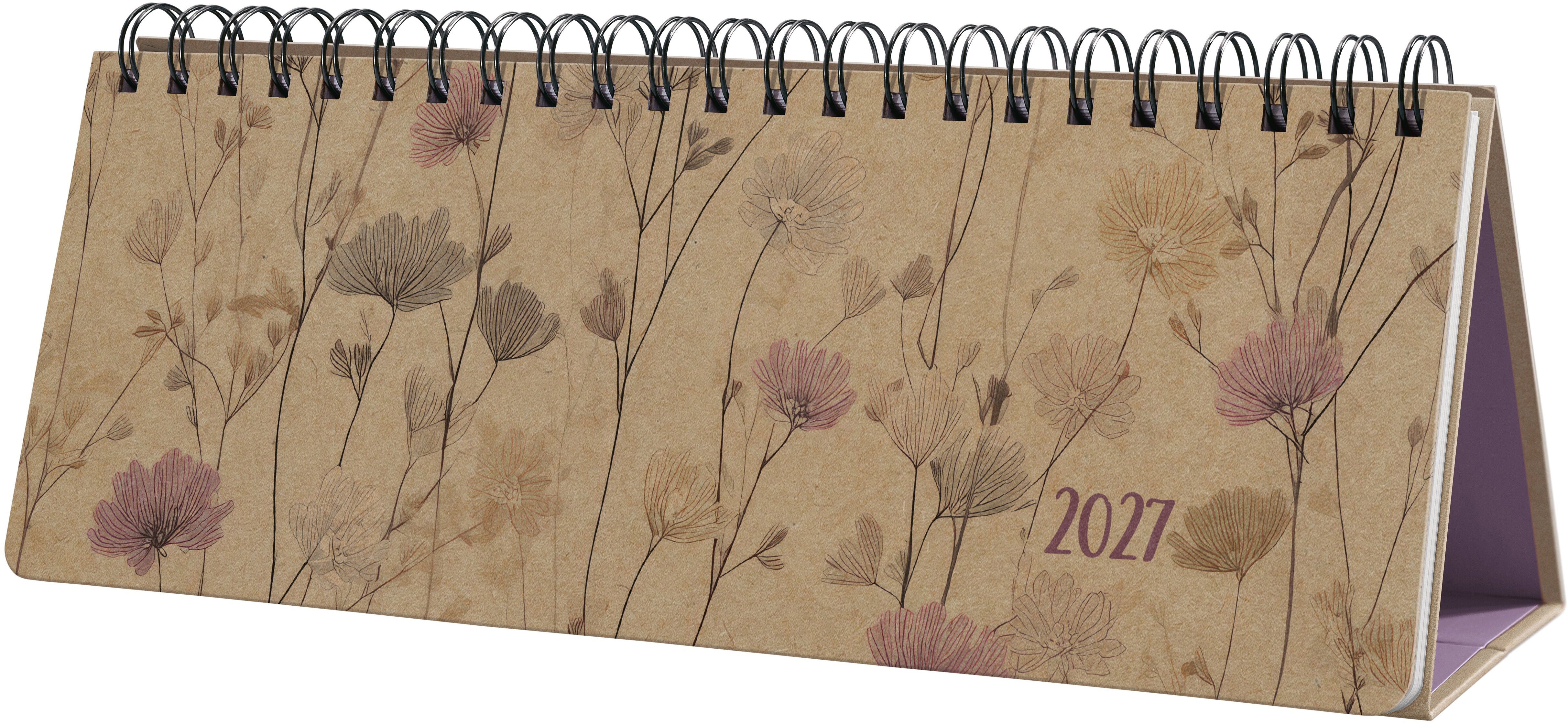 Jolie Pultkalender Pure – 1 Woche/2 Seiten, 30 × 15,4 cm, 2027, Steller