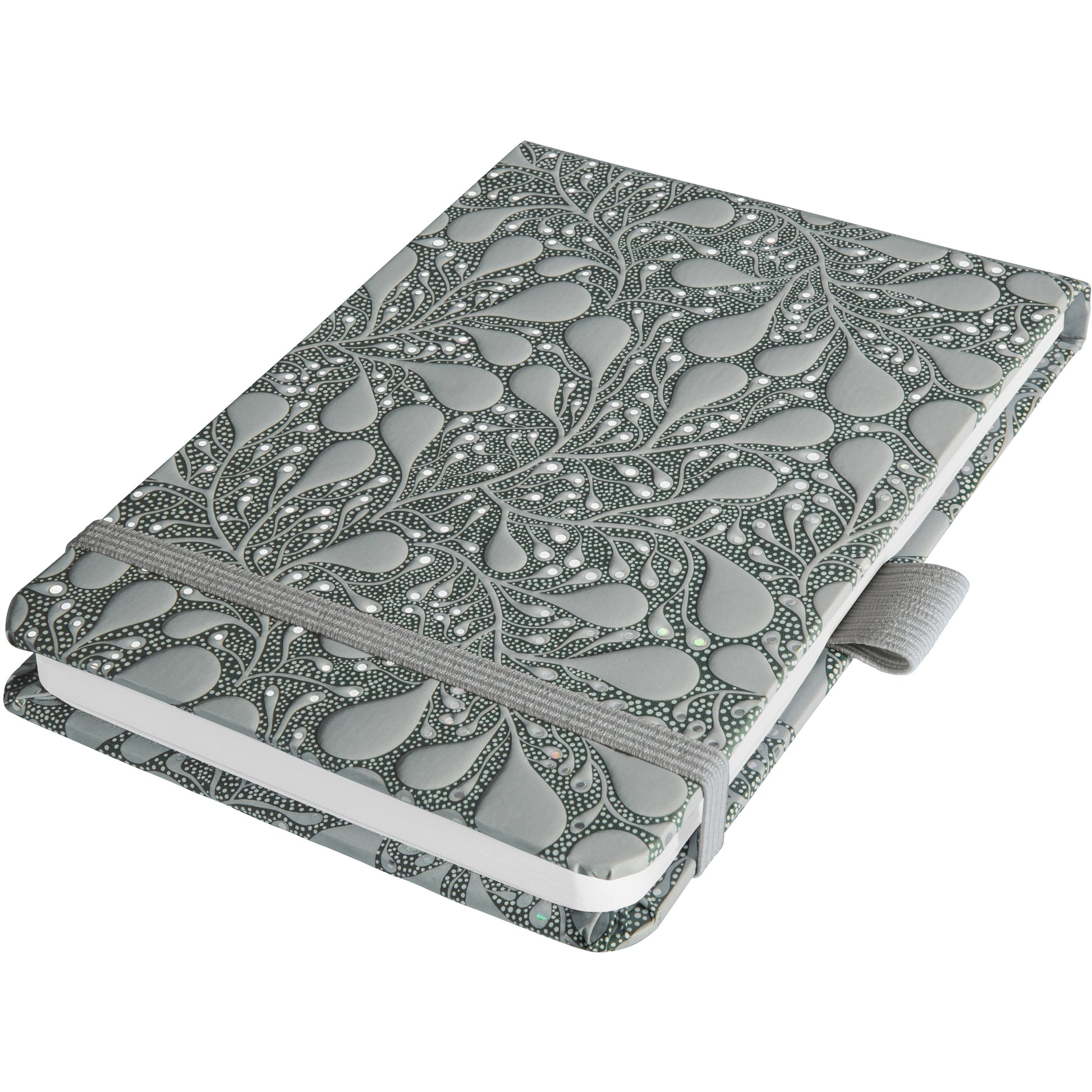 Jolie Notizbuch – A6+ – punktiert – 158 Seiten – Hardcover, schwarz/grau