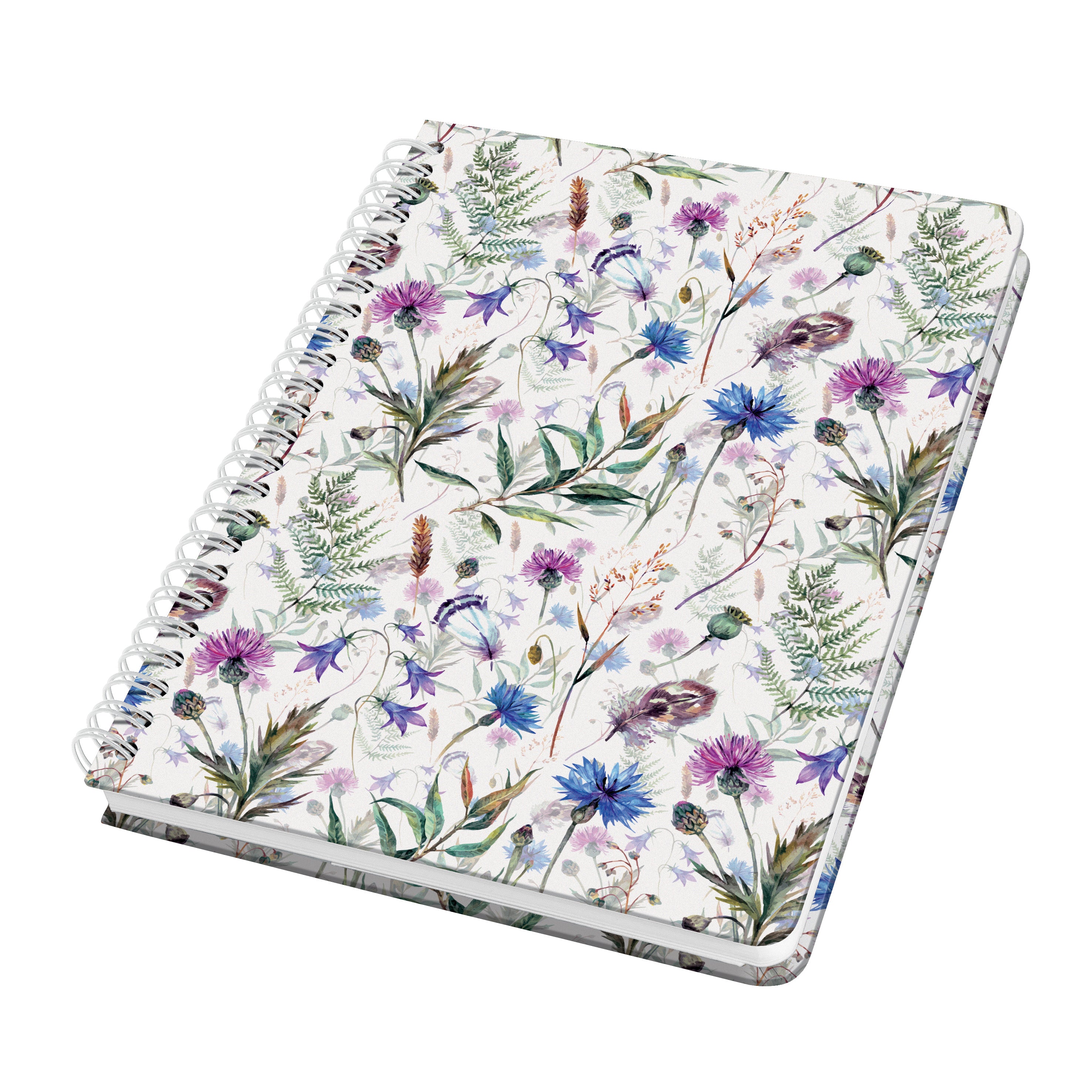 Jolie Spiralbuch – 160 × 215 mm – 120 Seiten – Hardcover, mikroperforiert, Einstecktasche, Misty Meadows