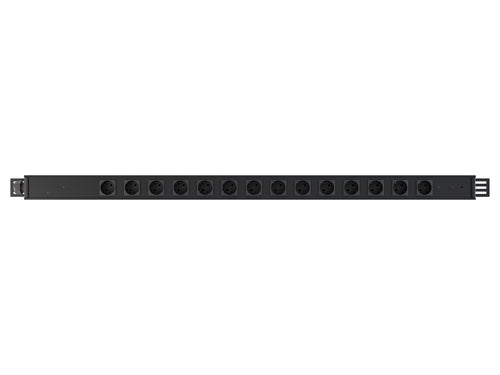 Vertiv PowerGo EP0G80A1 Rack-PDU 3600 W – 230 V/16 A, 3 m Kabel – Schuko×14, RJ-45×1 – 0U senkrecht