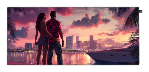 CHERRY GP5 Miami Sunset XL – Gaming-Mauspad – Stoff